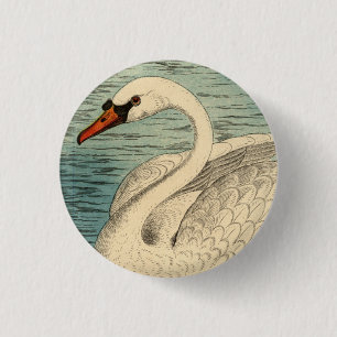 Schwan-Knopf Button