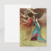 Schwan-Königin-Einladungen Einladung (Vorne/Hinten)