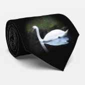 Schwan-Krawatte Krawatte (Gerollt)