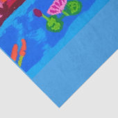 Schwan-Landschaft-Tissue-Papier Seidenpapier (Detail)