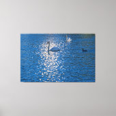 Schwan Leinwanddruck (Vorderseite)