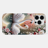 Schwan Liebe iPhone Hülle (Rückseite (Horizontal))