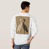 Schwan Liebe T-Shirt (Schwarz voll)