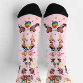 Schwan-Liebhaber-Crewsocken Socken (Oben)
