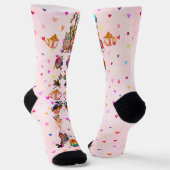 Schwan-Liebhaber-Crewsocken Socken (Gewinkelt)