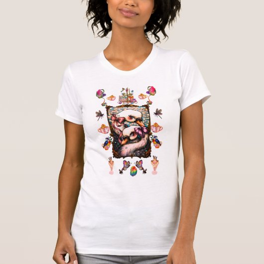 Schwan Liebhaber T-Shirt (Vorderseite)