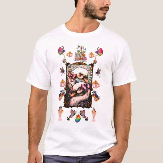 Schwan Liebhaber T-Shirt (Vorderseite)