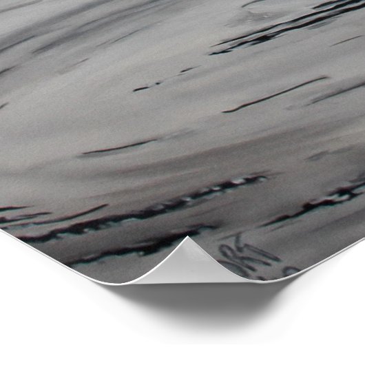 Schwan (Links Seite) Poster (Ecke)