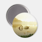 Schwan Magnet (Vorderseite/Rückseite)