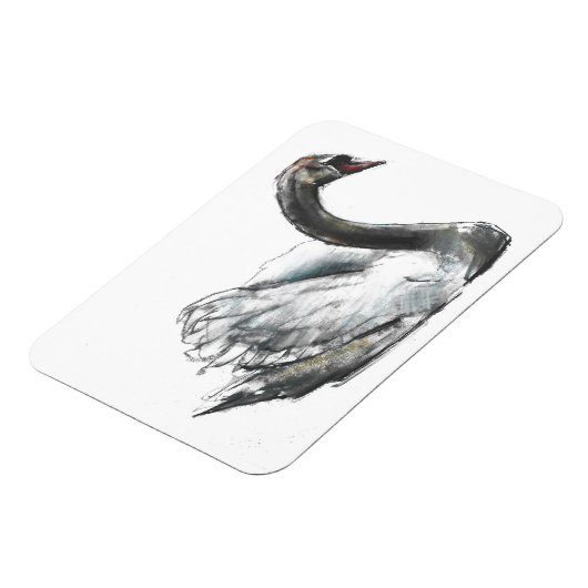 Schwan Magnet (Linke Seite)