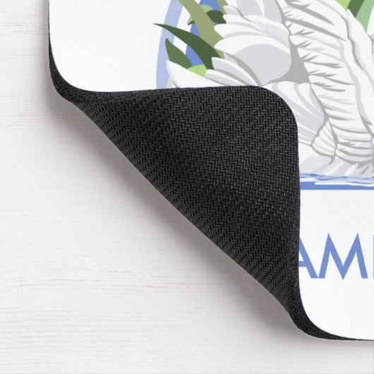 Schwan Mousepad (Ecke)
