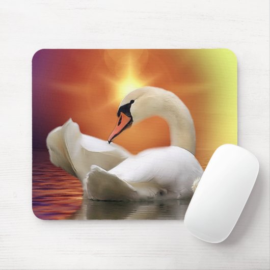 Schwan Mousepad (Mit Mouse)