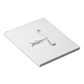 Schwan Notizblock (angewinkelt)