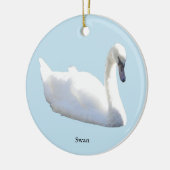 Schwan-Ornament Keramik Ornament (Links)
