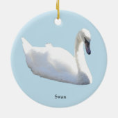 Schwan-Ornament Keramik Ornament (Hinten)