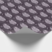 Schwan-Ornamente mit Stimmung Geschenkpapier (Ecke)