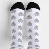 Schwan-Paar Lebenspartner Valentinstag Socken (Oben)