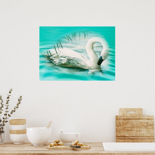 Schwan Poster (Küche)