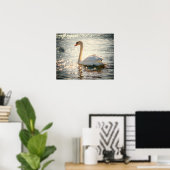 Schwan Poster (Heimbüro)