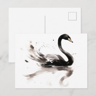 Schwan Postkarte