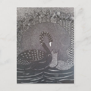 Schwan Postkarte