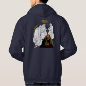 Schwan-Prinzessin Mens Two-sided Sketch Hoodie (Rückseite)
