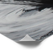 Schwan (rechte Seite) Poster (Ecke)