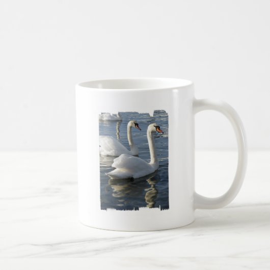 Schwan-Reflexions-Kaffee-Tasse Kaffeetasse (Rechts)