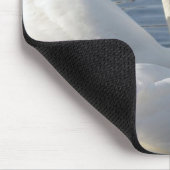 Schwan-Reflexions-Mausunterlagen Mousepad (Ecke)