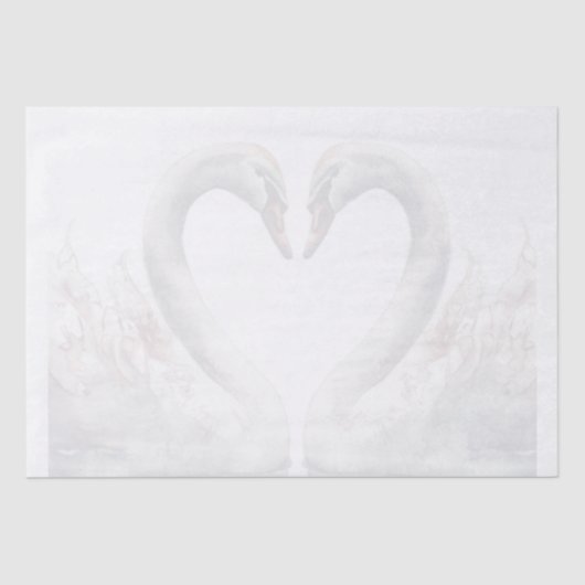 Schwan Seidenpapier (Vorderseite)