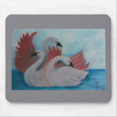 Schwan Show Mauspad (Vorne)