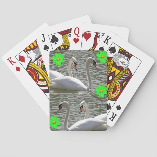 Schwan Spielkarten-Deck Spielkarten (Rückseite)