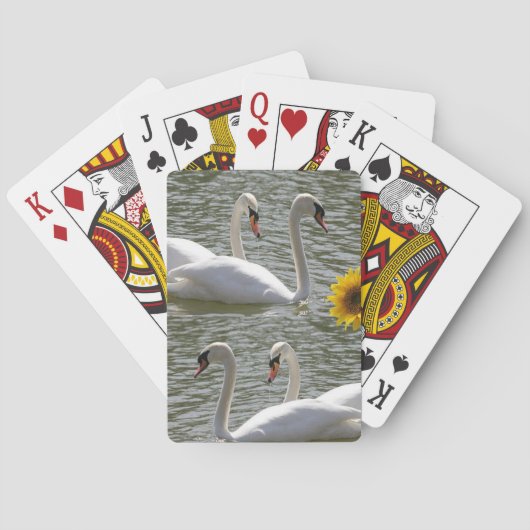 Schwan Spielkarten-Deck Spielkarten (Rückseite)