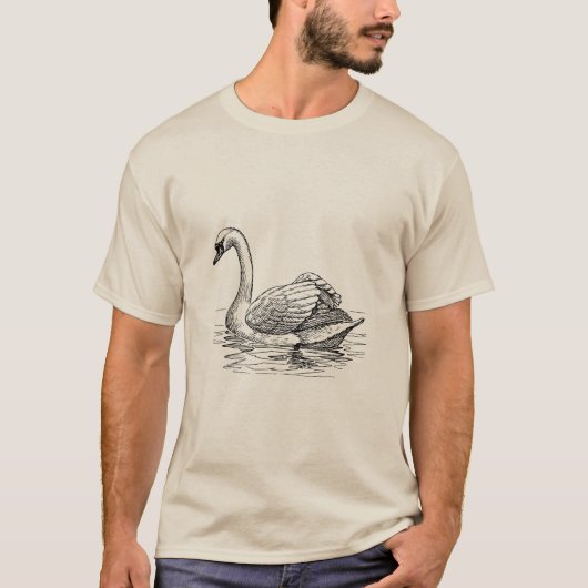 Schwan T-Shirt (Vorderseite)