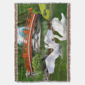 Schwan-Umwerbung Decke (Vorderseite Vertikal)