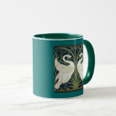 Schwan- und Eile- und Iristapete Tasse (VorderseiteRechts)