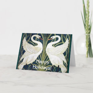 Schwan und Eilrush und Iris Tapete Karte