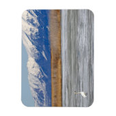 Schwan und Schnee Magnet (Vertikal)