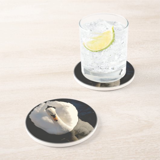 Schwan Untersetzer (Seite)