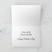 Schwan-Valentinstag-Karte Feiertagskarte (Innenseite)