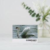 Schwan Visitenkarte (Stehend Vorderseite)
