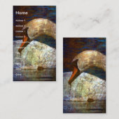 Schwan Visitenkarte (Vorne/Hinten)