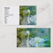 Schwan Visitenkarte (Vorne/Hinten)