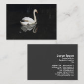 Schwan Visitenkarte (Vorne/Hinten)