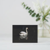 Schwan Visitenkarte (Stehend Vorderseite)