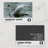 Schwan Visitenkarte (Vorne/Hinten)