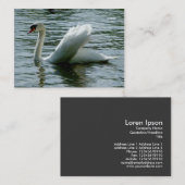 Schwan Visitenkarte (Vorne/Hinten)