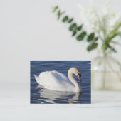 Schwan Visitenkarte (Stehend Vorderseite)
