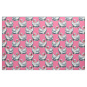Schwan-Vögel Musterdesign auf Rosa Stoff (Fat Quarter (45,7 x 55,9 cm))