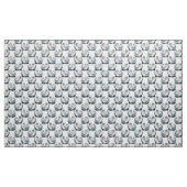 Schwan-Vögel Musterdesign auf Weiß Stoff (Yard (91,4 cm))